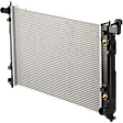 Radiator, 2.4L Engine, Automatic or Manual Transmission, Aluminum Core, Plastic Tank