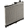 Radiator, 2.0L/2.5L Engines, Non-Turbo, With Auto Transmission, Aluminum Core, Plastic Tank