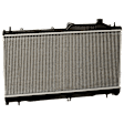 Radiator, 2.0L/2.5L Engines, Non-Turbo, With Auto Transmission, Aluminum Core, Plastic Tank
