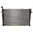Radiator, 2.0L/2.7L Engines, Aluminum Core, Plastic Tank