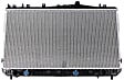Radiator, 2.0L Engine, Aluminum Core, Plastic Tank