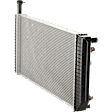 2007-2019 GMC Savana 2500 - Radiator, 4.8/6.0L Engine, Aluminum Core, Plastic Tank, with Quick Connect Lower Hose, without Sensor Hole