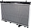 Radiator, 2.4L Engine, Turbocharged, Manual Transmission, Aluminum Core, Plastic Tank