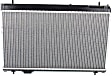 Radiator, 2.4L Engine, Turbocharged, Manual Transmission, Aluminum Core, Plastic Tank