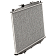 Radiator, 4 Cyl., 2.4L Engine, Aluminum Core, Plastic Tank, Denso Type