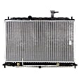 Radiator, 1.6L Engine, Aluminum Core, Plastic Tank