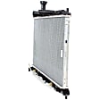 Radiator, 1.6L Engine, Aluminum Core, Plastic Tank