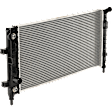 2005-2008 Buick LaCrosse - Radiator, 3.5L/3.6L/3.9L Engines, 50th Anniversary Edition/CXS/LS/LT/LTZ/Police Models, Aluminum Core, Plastic Tank