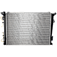 Radiator, 2.4L/2.7L/3.3L/3.8L Engines, Aluminum Core, Plastic Tank