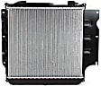 Radiator, 2.4L/4.0L Engines, Automatic or Manual Transmission, Enhanced Cooling, Aluminum Core, Plastic Tank
