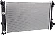 Radiator, 2.3L/3.0L Engines, Aluminum Core, Plastic Tank