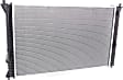 Radiator, 2.3L/3.0L Engines, Aluminum Core, Plastic Tank