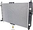Radiator, 1.6L Engine, With Factory Air Conditioning, Aluminum Core, Plastic Tank