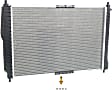 Radiator, 1.6L Engine, With Factory Air Conditioning, Aluminum Core, Plastic Tank