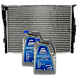 2007-2013 BMW 328i - 3-Piece Kit Radiator, 3.0L, 6Cyl, Includes (1) Radiator and (2) Coolant/Antifreeze