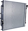 Radiator, 5.4L Engine, 1 in. Core Size, Aluminum Core, Plastic Tank