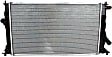 Radiator, 2.3L Engine, Aluminum Core, Plastic Tank