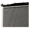 2007-2009 Hyundai Santa Fe - Radiator, 2.7L Engine, Aluminum Core, Plastic Tank, For Models without Tow Package