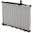 2007-2009 Hyundai Santa Fe - Radiator, 2.7L Engine, Aluminum Core, Plastic Tank, For Models without Tow Package