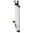 2007-2009 Hyundai Santa Fe - Radiator, 2.7L Engine, Aluminum Core, Plastic Tank, For Models without Tow Package