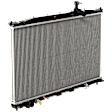 2007-2009 Hyundai Santa Fe - Radiator, 2.7L Engine, Aluminum Core, Plastic Tank, For Models without Tow Package