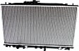 Radiator, 2.3L Engine, Aluminum Core, Plastic Tank