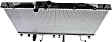 Radiator, 2.3L Engine, Aluminum Core, Plastic Tank