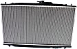 Radiator, 2.3L Engine, Aluminum Core, Plastic Tank
