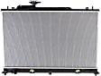 Radiator, 2.3L/2.5L Engines, Aluminum Core, Plastic Tank