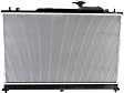Radiator, 2.3L/2.5L Engines, Aluminum Core, Plastic Tank
