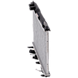 Radiator, 1.3L/2.0L Engines, Aluminum Core, Plastic Tank