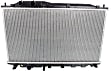 Radiator, 1.8L Engine, Sedan, Japan Built Vehicle, Aluminum Core, Plastic Tank