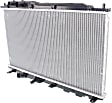 Radiator, 1.8L Engine, Sedan, Japan Built Vehicle, Aluminum Core, Plastic Tank
