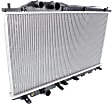 Radiator, 1.8L Engine, Sedan, Japan Built Vehicle, Aluminum Core, Plastic Tank