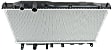 Radiator, 1.8L Engine, Sedan, Japan Built Vehicle, Aluminum Core, Plastic Tank