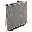 Radiator, 3.2L/3.5L Engines, Automatic Transmission, Aluminum Core, Plastic Tank