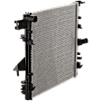 2009 Jeep Wrangler Unlimited Sahara - Radiator, Manual Transmission, For Models With Standard Duty Cooling, 6 Cyl 3.8L
