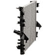2009 Jeep Wrangler Unlimited Sahara - Radiator, Manual Transmission, For Models With Standard Duty Cooling, 6 Cyl 3.8L