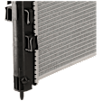 Radiator, 2.0L/2.4L/3.0L Engines, Non-Turbo, Aluminum Core, Plastic Tank
