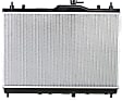 Radiator, 1.6L/1.8L Engines, 4 Speed, Automatic Transmission, Aluminum Core, Plastic Tank