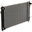 Radiator, 2.5L/3.5L Engines, Aluminum Core, Plastic Tank