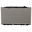 Radiator, 2.4L Engine, Replaces Toyo Type, Auto or Manual Transmission, Aluminum Core, Plastic Tank