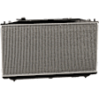 Radiator, 2.4L Engine, Replaces Toyo Type, Auto or Manual Transmission, Aluminum Core, Plastic Tank