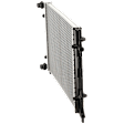 2005-2014 Volkswagen Jetta - Radiator, 2.5L Engine, Plastic Tank, Without Warm Climate Option