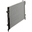 2005-2014 Volkswagen Jetta - Radiator, 2.5L Engine, Plastic Tank, Without Warm Climate Option