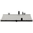 Radiator, 2.0L/2.5L Engines, Aluminum Core, Plastic Tank