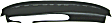 1990 Porsche 944 - Dash Cover, Black, Molded; Overlay Over Factory Dash, From July 1985, Dash Cap Series