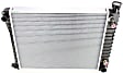 Radiator, 6 Cyl., 4.3L Engine, Aluminum Core, Plastic Tank, 21 in. Core Width, Without Engine Oil Cooler, Measures 21 Inches Between Tanks