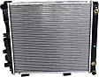 Radiator, 2.6L/2.8L/3.0L/3.2L Engines, Aluminum Core, Plastic Tank
