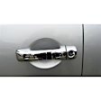 401042 ABS Plastic Plain Door Handle Cover, Chrome